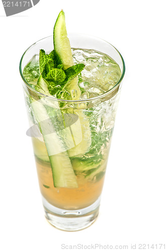 Image of cocktail with cucumber