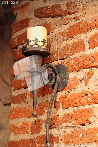 Image of torch on a wall