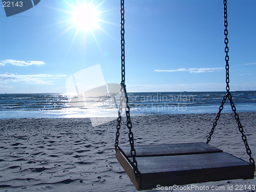 Image of Swing on the beach