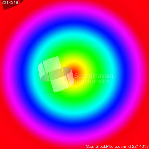 Image of Blurry rainbow circle