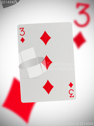 Image of Playing card, three