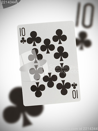 Image of Playing card, ten