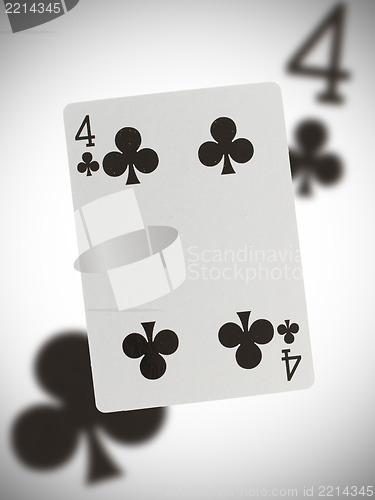 Image of Playing card, four