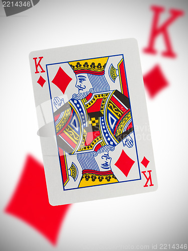 Image of Playing card, king