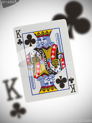 Image of Playing card, king