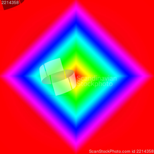 Image of Blurry rainbow circle