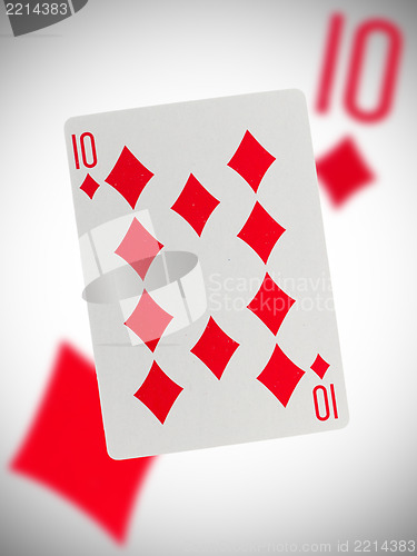 Image of Playing card, ten