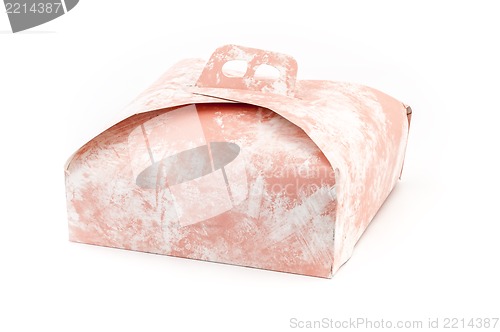 Image of pink cake box