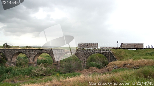 Image of Old bridge over Jordan river