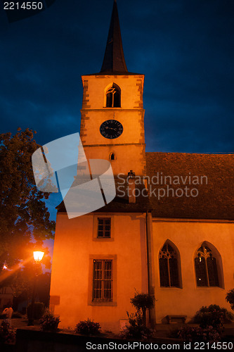 Image of mittelbergheim night view