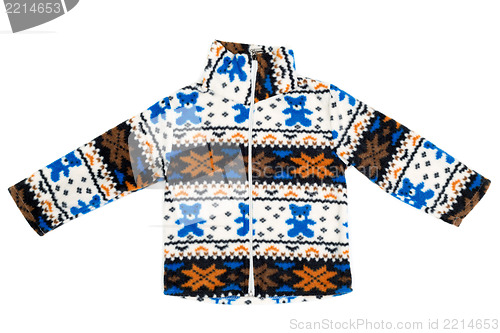 Image of Sweater with a winter pattern