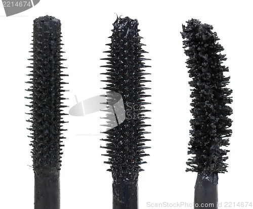 Image of mascara set isolated on white background