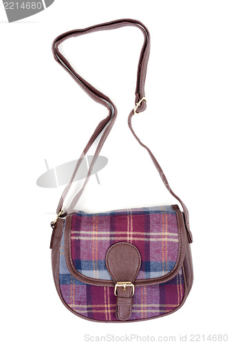 Image of Ladies fashion plaid bag