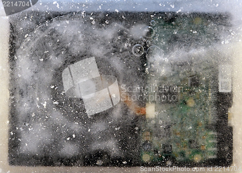 Image of frozen hard disk