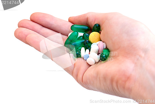 Image of Pills in hand 