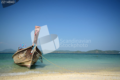 Image of Long tailed boat in Thailand 