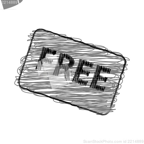Image of Free rubber stamp vector illustration