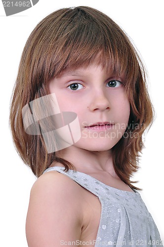 Image of  elementary age girl looking at camera