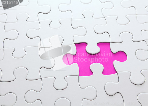 Image of puzzle with missing part