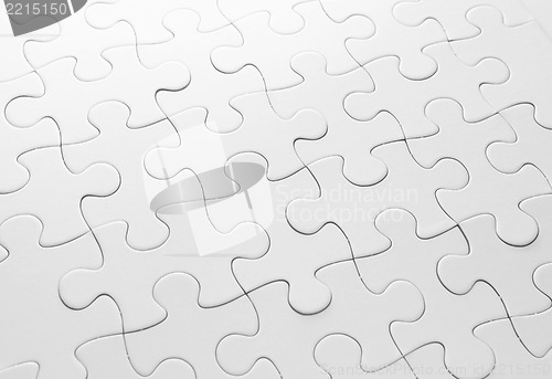 Image of white jigsaw puzzle