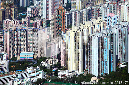 Image of apartment block in Hong Kong