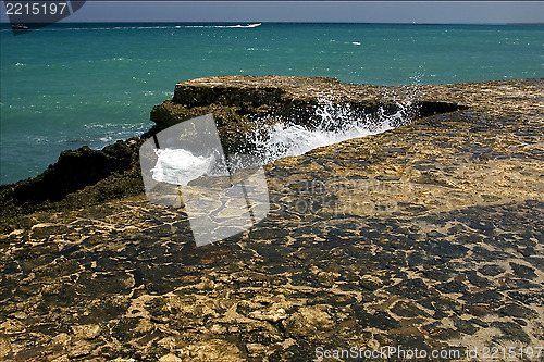 Image of  sidewalk clouds abstract rock 