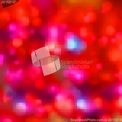 Image of Red background with abstract shapes. EPS 8