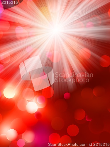 Image of Colorful bokeh light background. EPS 10