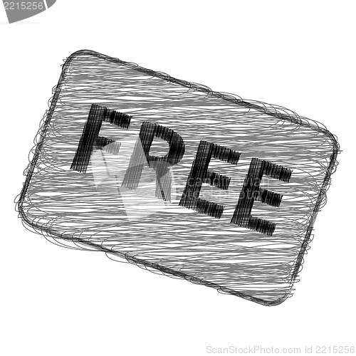 Image of Free rubber stamp vector illustration