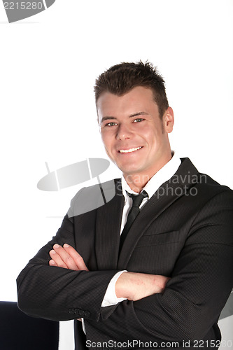 Image of Confident businessman with an air of authority