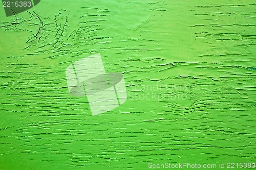 Image of Wooden board painted in green