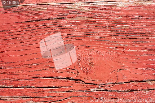 Image of Wooden board painted in red