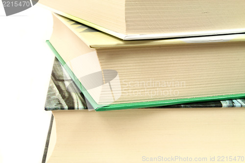 Image of Books closeup