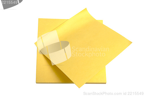 Image of Yellow memo paper 