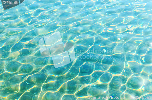 Image of blue rippled water