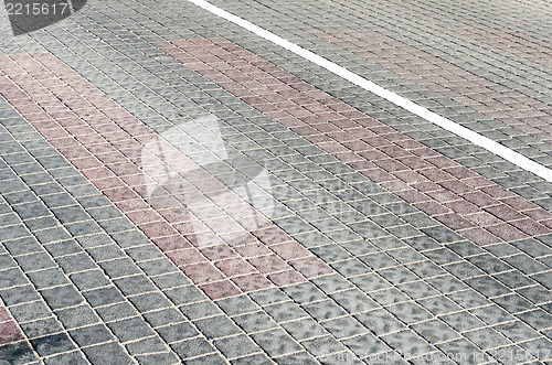 Image of part of a concrete pavement background