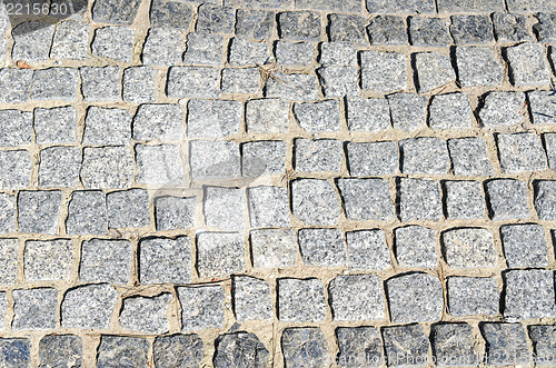 Image of cobbled road as background