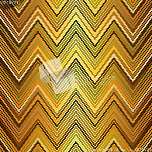 Image of Seamless gold zigzag pattern