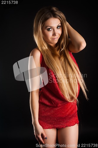 Image of beautiful blond woman