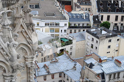 Image of Paris rooftops.