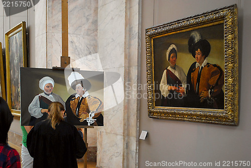 Image of In the Louvre.