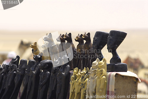 Image of statuettes in the Egypt