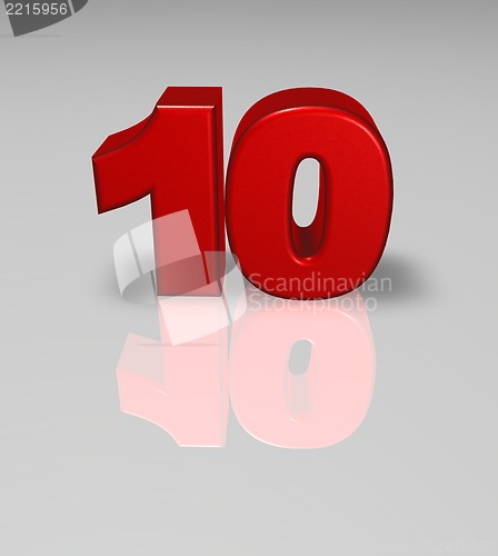 Image of number ten