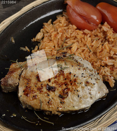 Image of Pork Meat With Rice