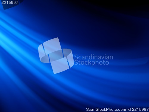 Image of Blue smooth twist light lines background. EPS 8