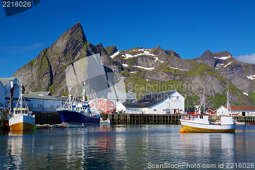 Image of Fishing port in Norway