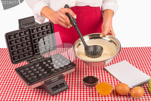 Image of Waffle dough