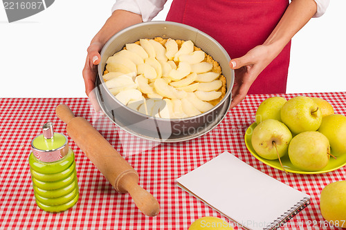 Image of Apple pie ready for the oven