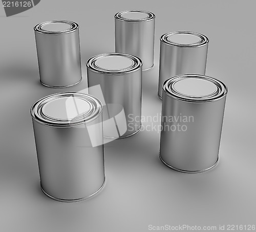 Image of Paint buckets