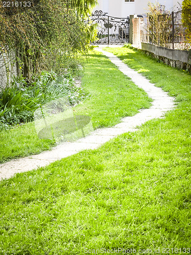 Image of garden path